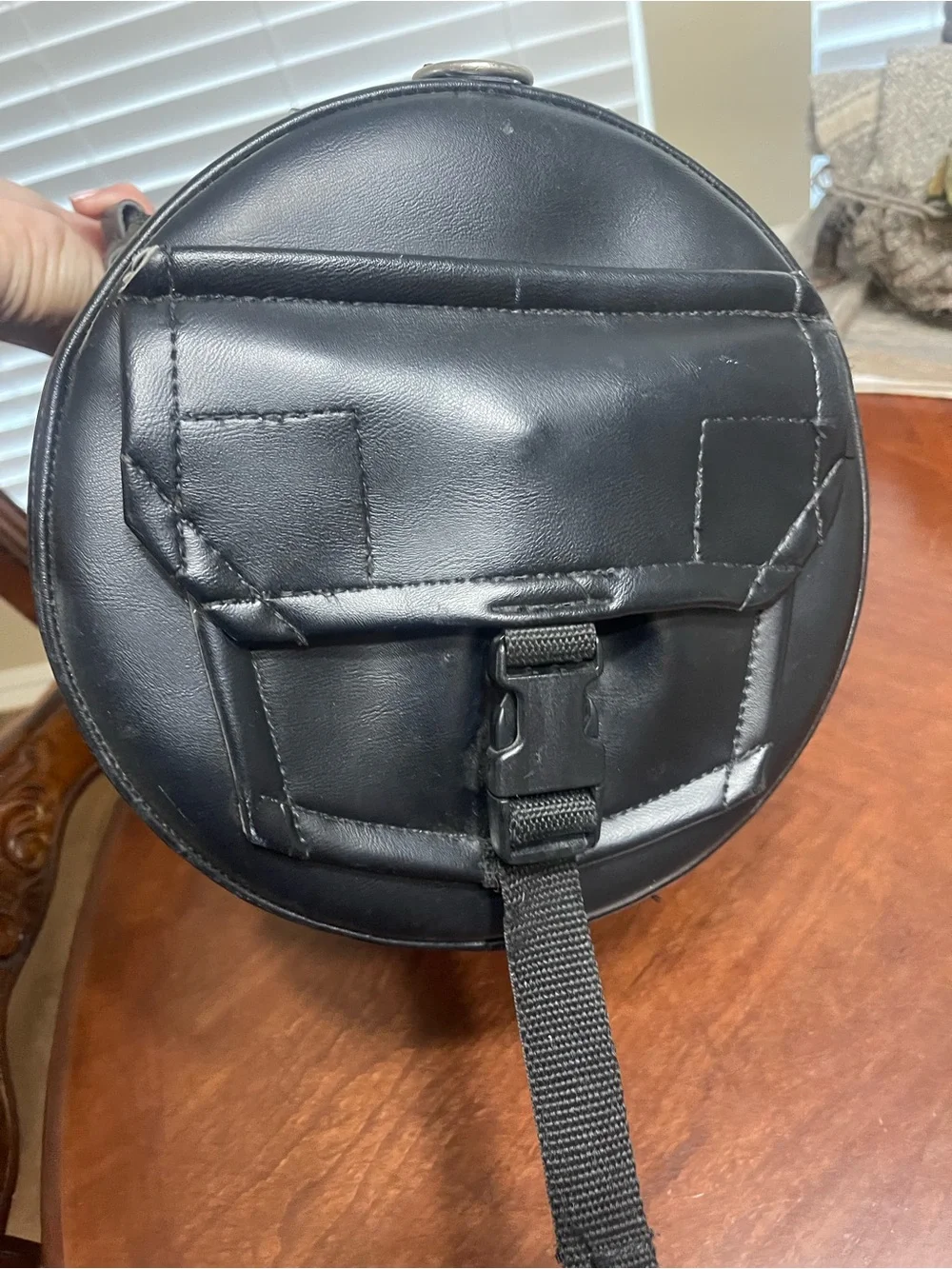 Round Cylinder Barrel Motorcycle Biker Bag